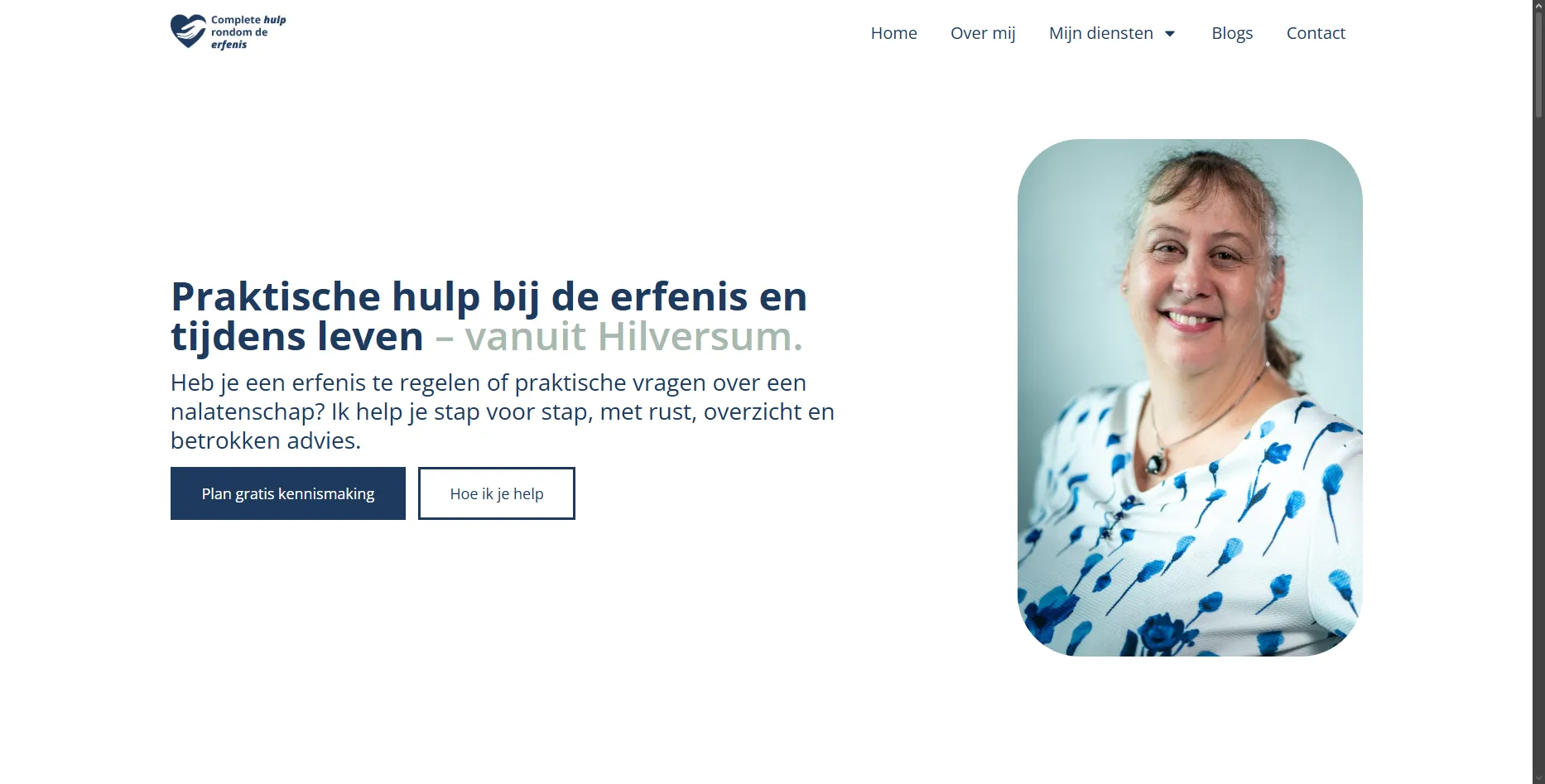 Hulp bij Erfenis, advies & begeleiding case study van Fusionstudios