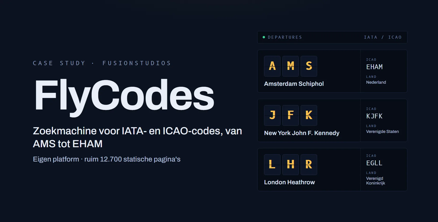 FlyCodes, a tool site from the FusionStudios network