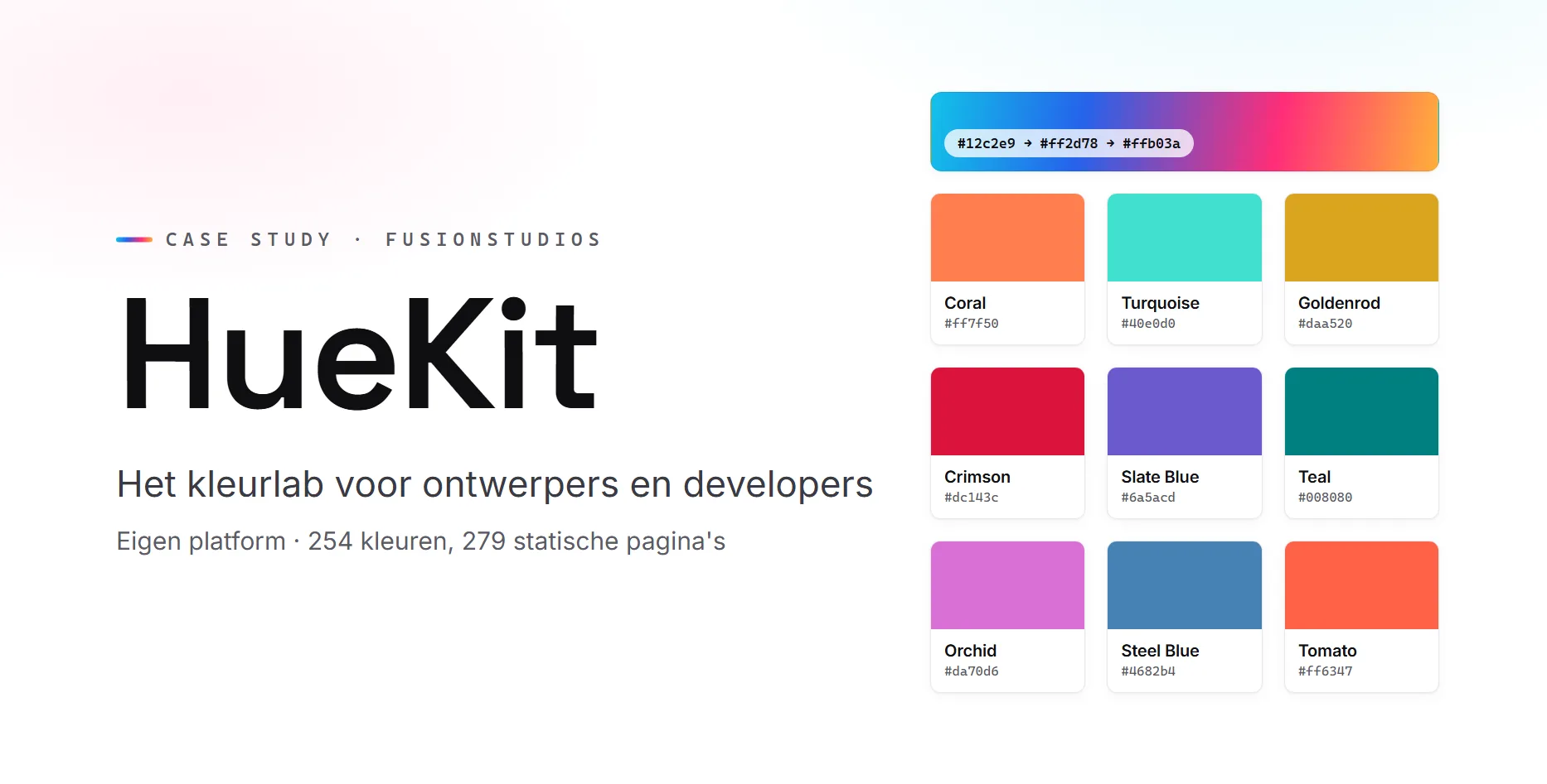 HueKit, kleur- en css-tools uit het eigen netwerk van Fusionstudios