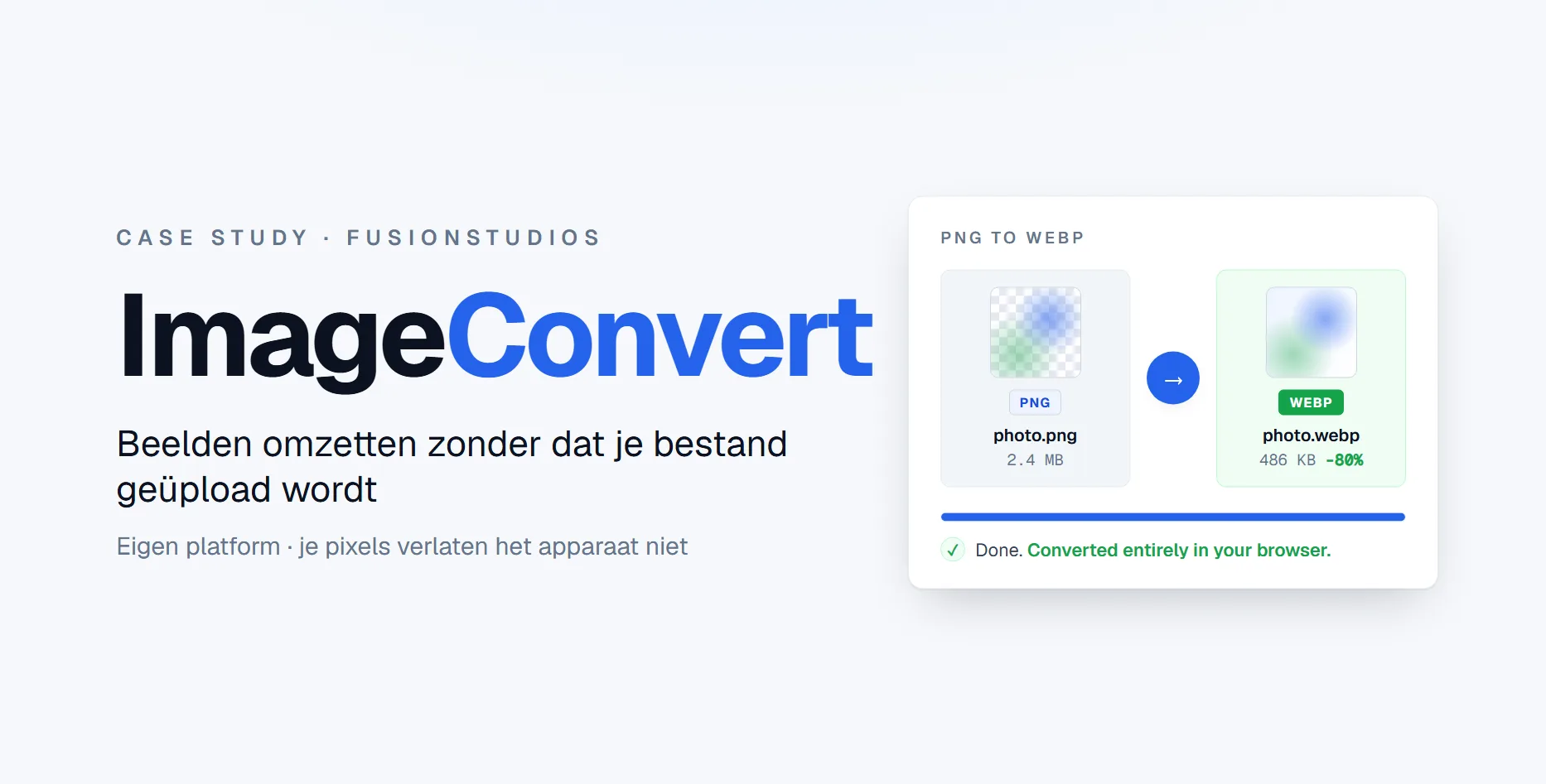 ImageConvert, online conversietools uit het eigen netwerk van Fusionstudios